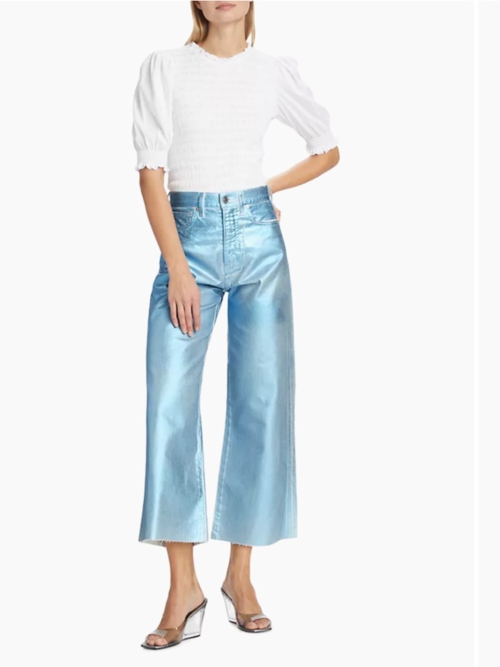 VERONICA BEARD TAYLOR CROPPED JEANS!